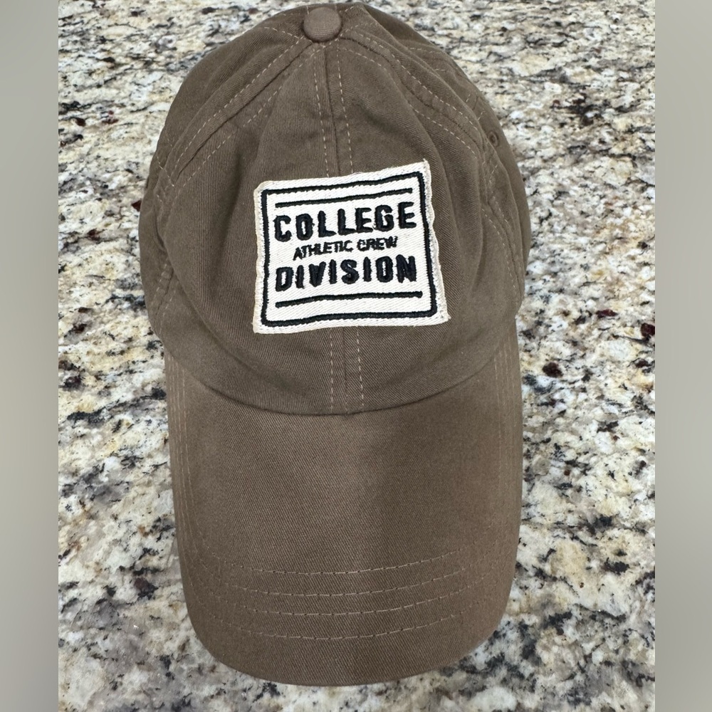 Zara M gorpcore normcore olive green distressed patch adjustable baseball cap